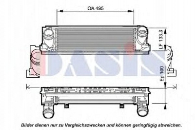AKS DASIS 057029n -  Интеркулер